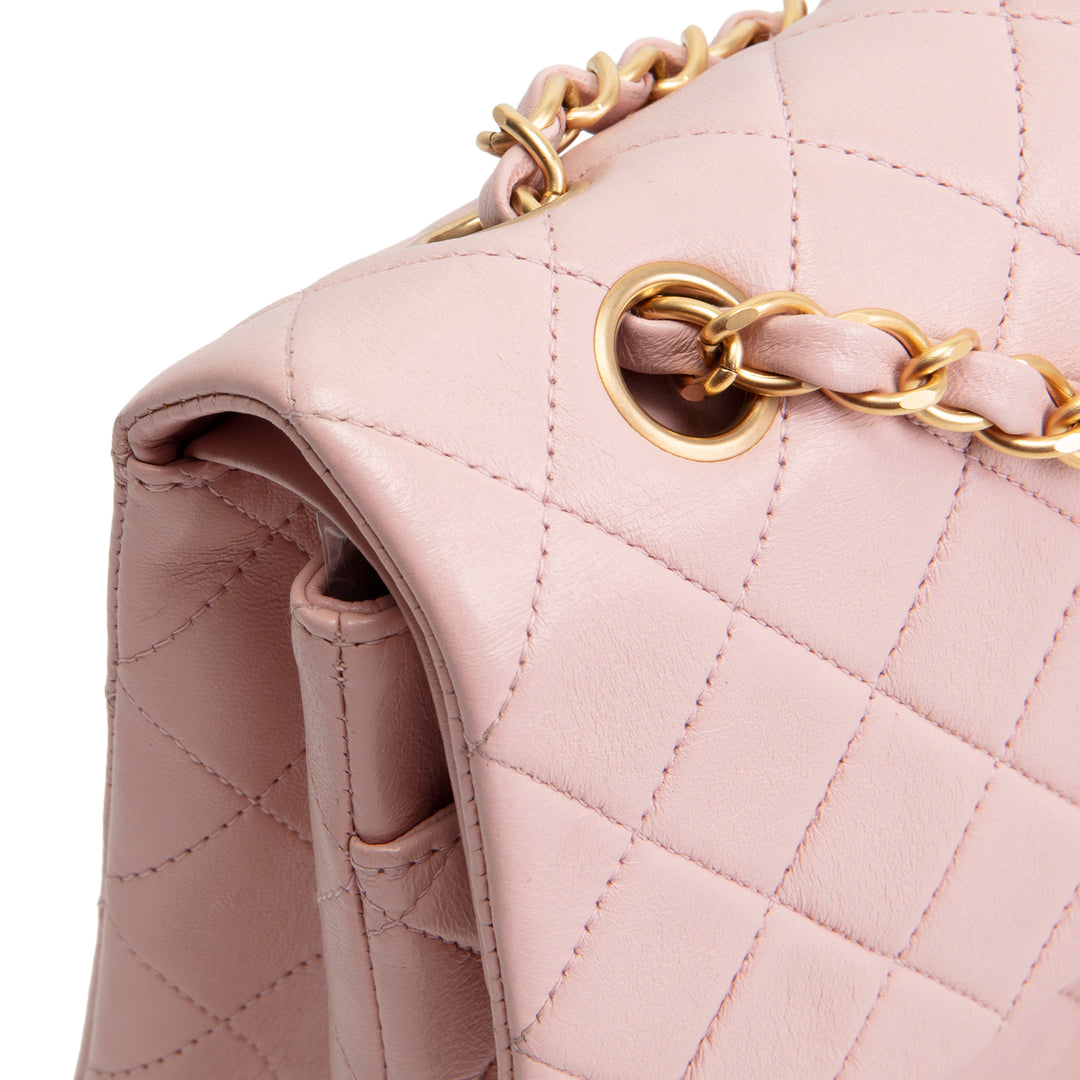 CHANEL Vintage Medium Double Flap - Pink