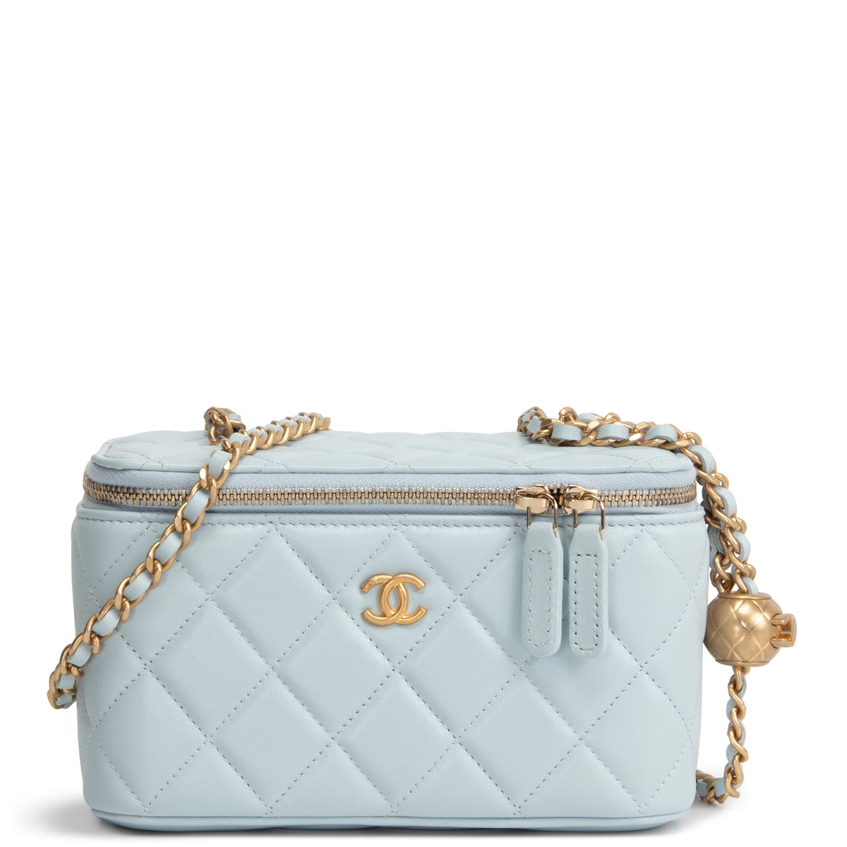 CHANEL Small CC Crush Vanity - Light Blue
