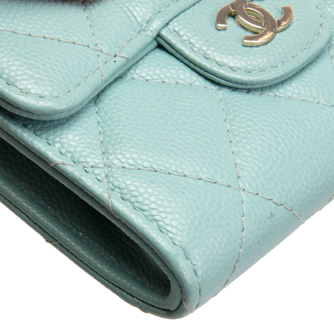 CHANEL Flap Cardholder Wallet - Blue