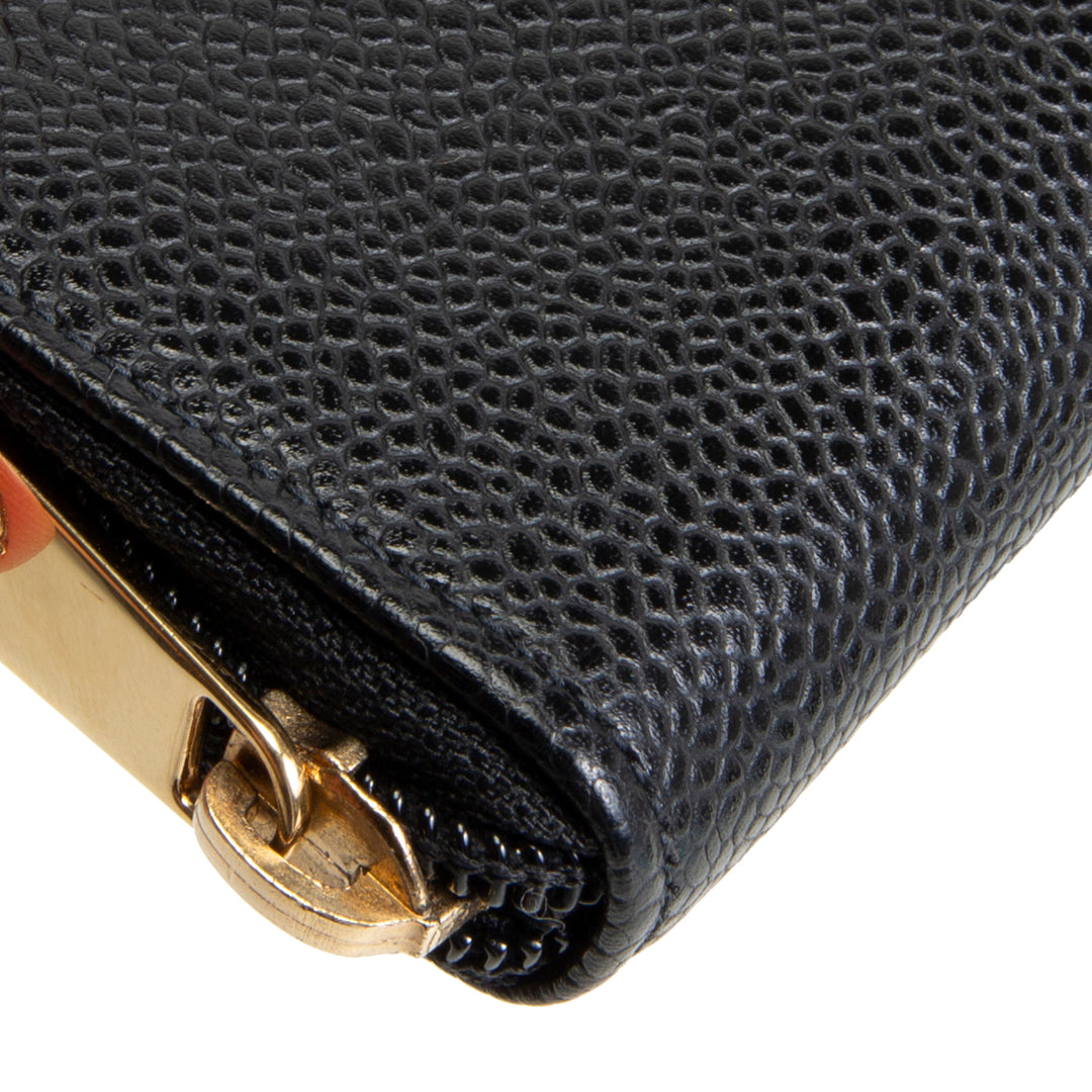 CHANEL Vintage CC Timeless Leather Wallet