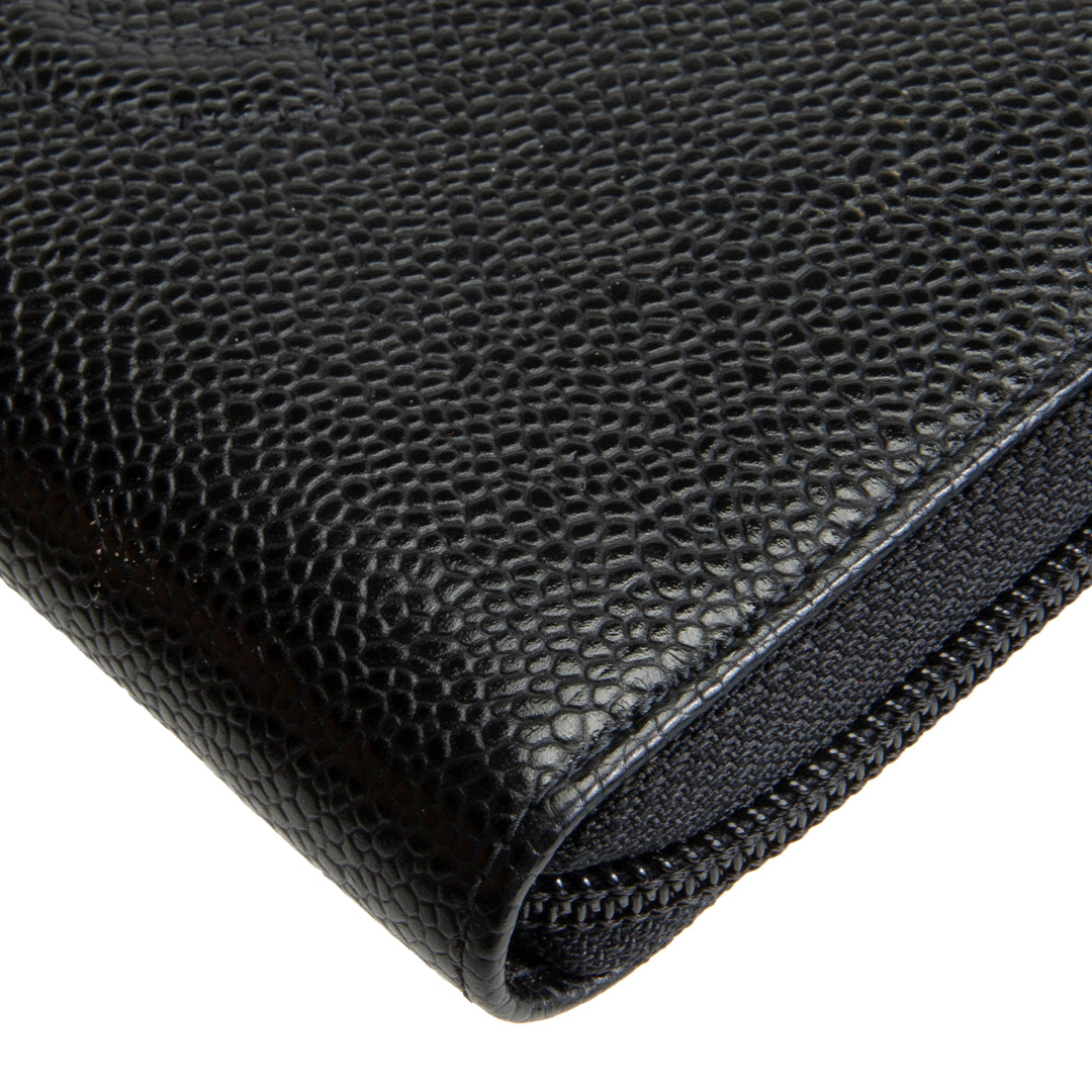 CHANEL Vintage CC Timeless Leather Wallet