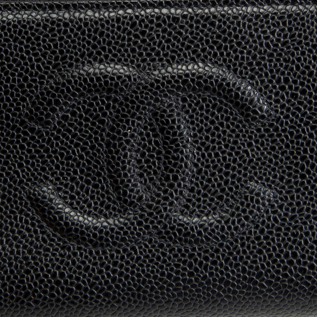 CHANEL Vintage CC Timeless Leather Wallet