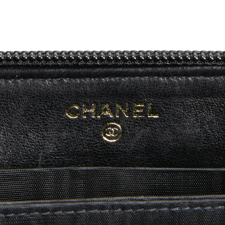 CHANEL Vintage CC Timeless Leather Wallet