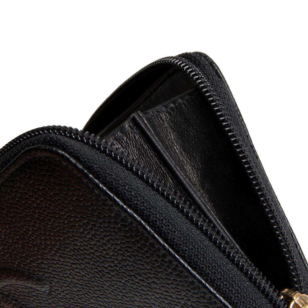 CHANEL Vintage CC Timeless Leather Wallet