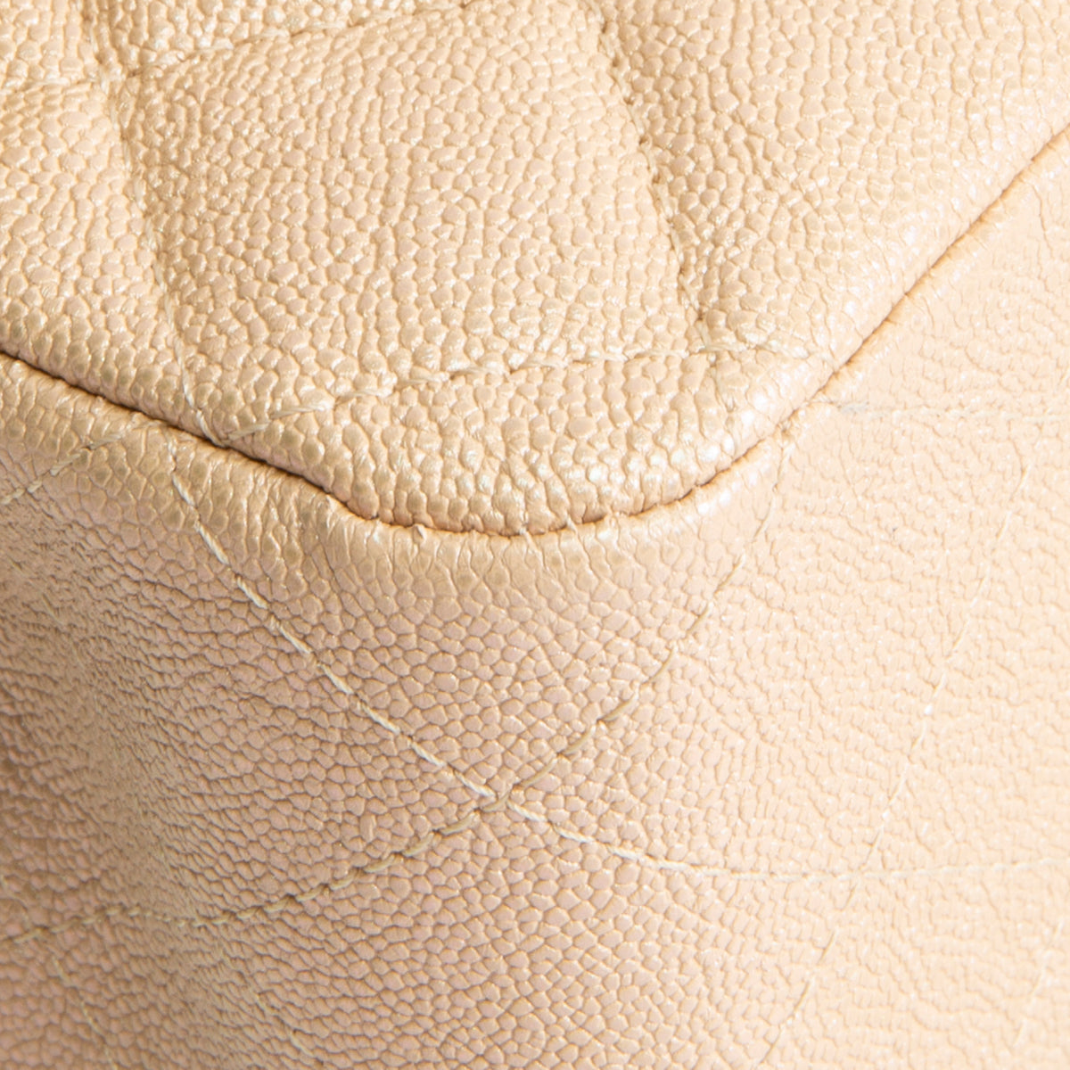 CHANEL Medium Double Flap - Pearly Quilted Caviar