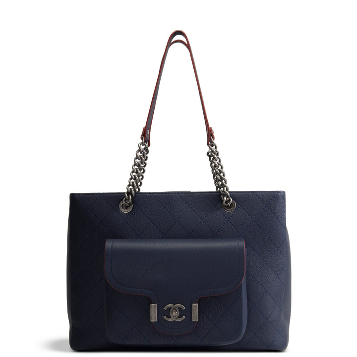 CHANEL Archi Chic Shopping Tote Large - Blue