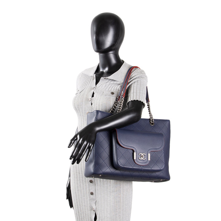 CHANEL Archi Chic Shopping Tote Large - Blue