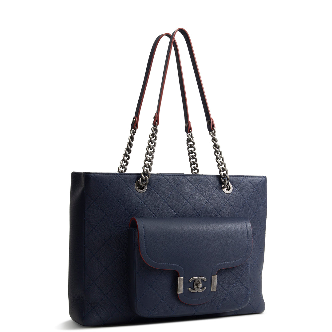 CHANEL Archi Chic Shopping Tote Large - Blue