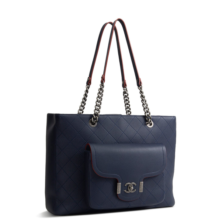 CHANEL Archi Chic Shopping Tote Large - Blue