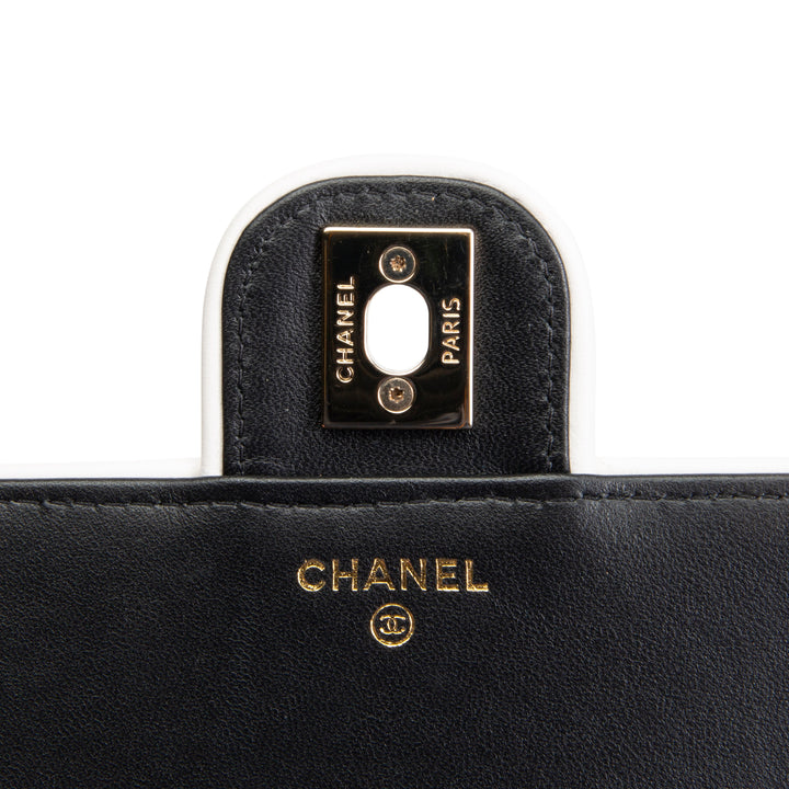 CHANEL Quilted Wallet On Chain - Black