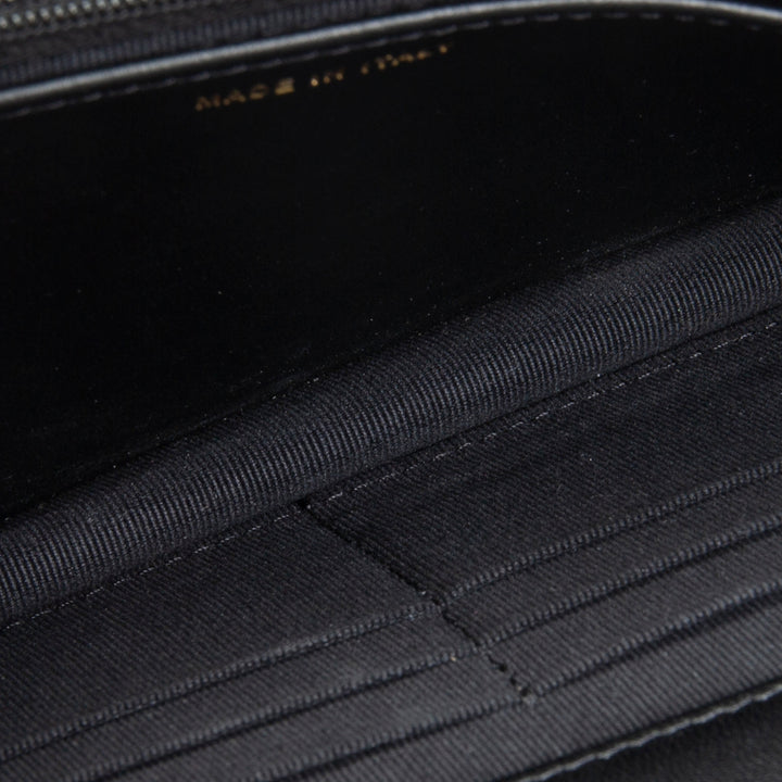 CHANEL Quilted Wallet On Chain - Black