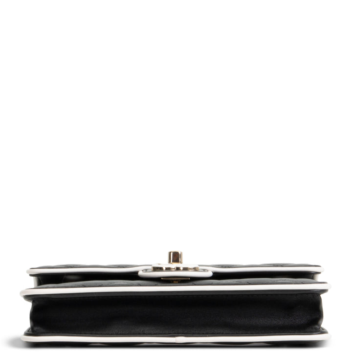 CHANEL Quilted Wallet On Chain - Black