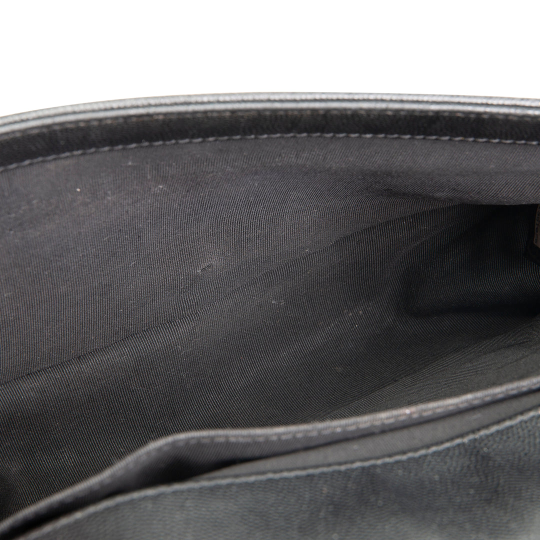 CHANEL Medium Boy Bag - Quilted Caviar OUTLET FINAL SALE