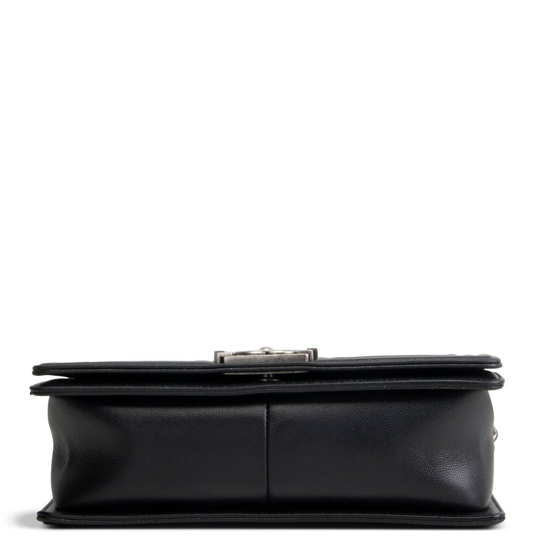 CHANEL Medium Boy Bag - Quilted Caviar OUTLET FINAL SALE