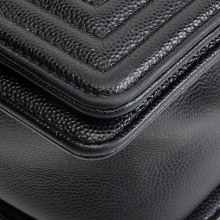 CHANEL Medium Boy Bag - Quilted Caviar OUTLET FINAL SALE