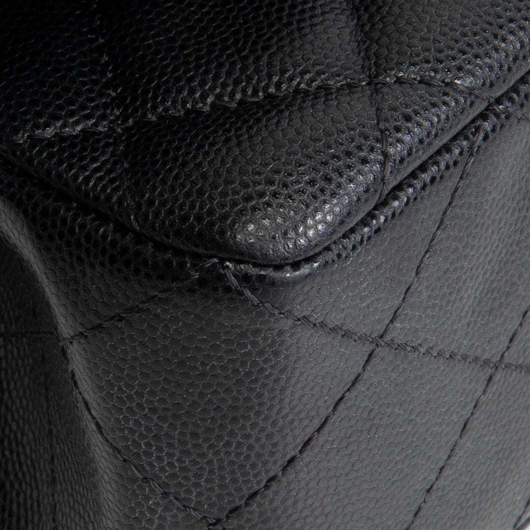 CHANEL Coco Crush Top Handle Bag - Black