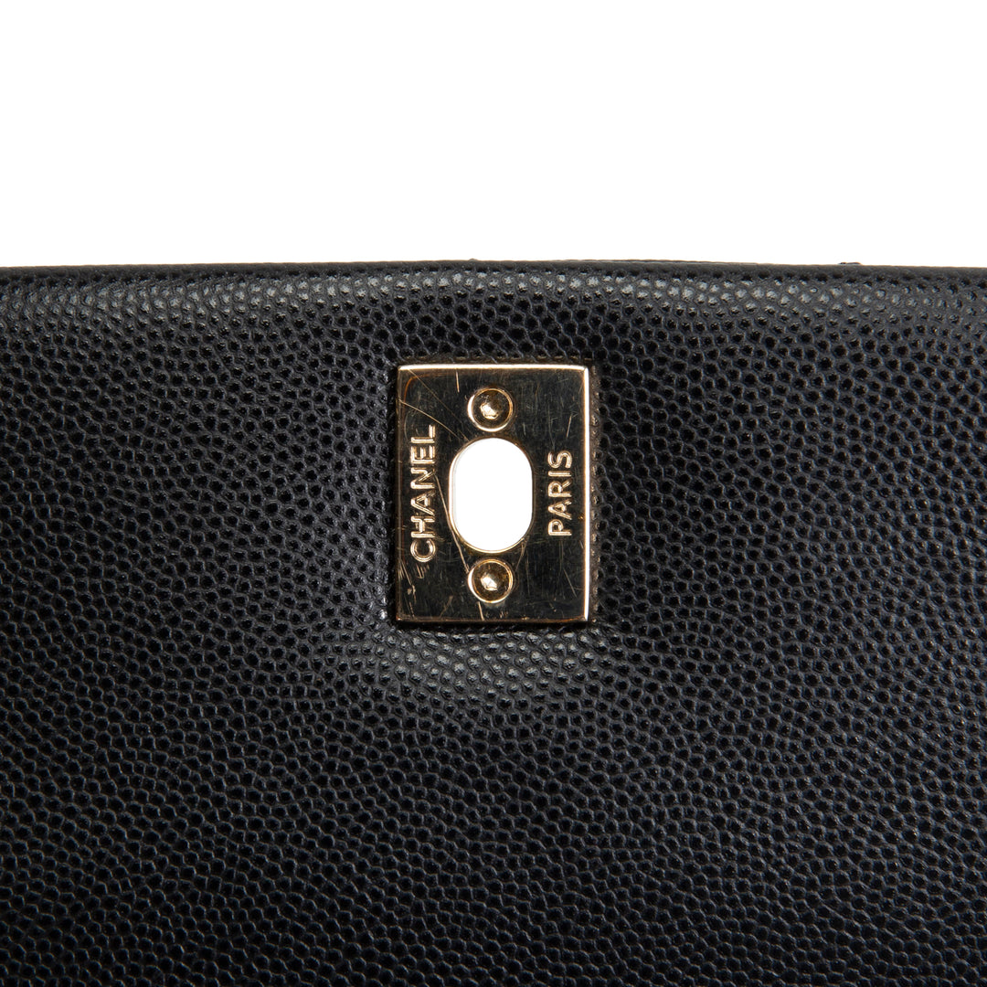 CHANEL Coco Crush Top Handle Bag - Black