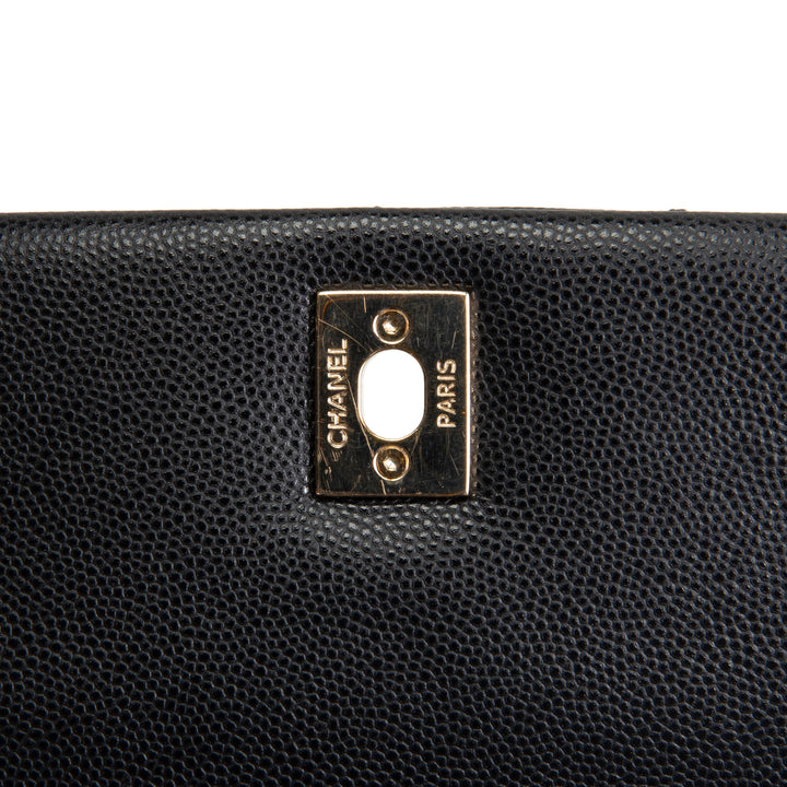 CHANEL Coco Crush Top Handle Bag - Black