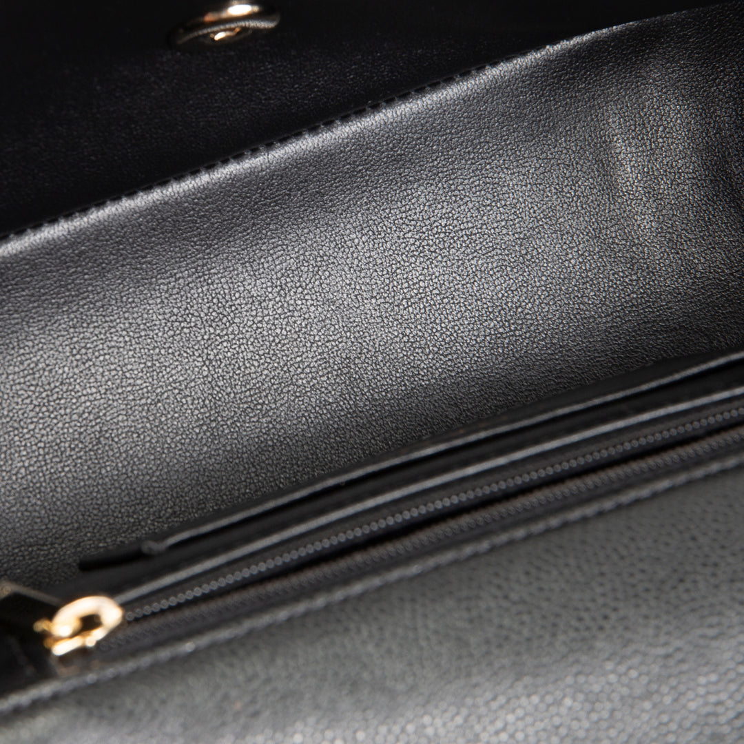CHANEL Coco Crush Top Handle Bag - Black