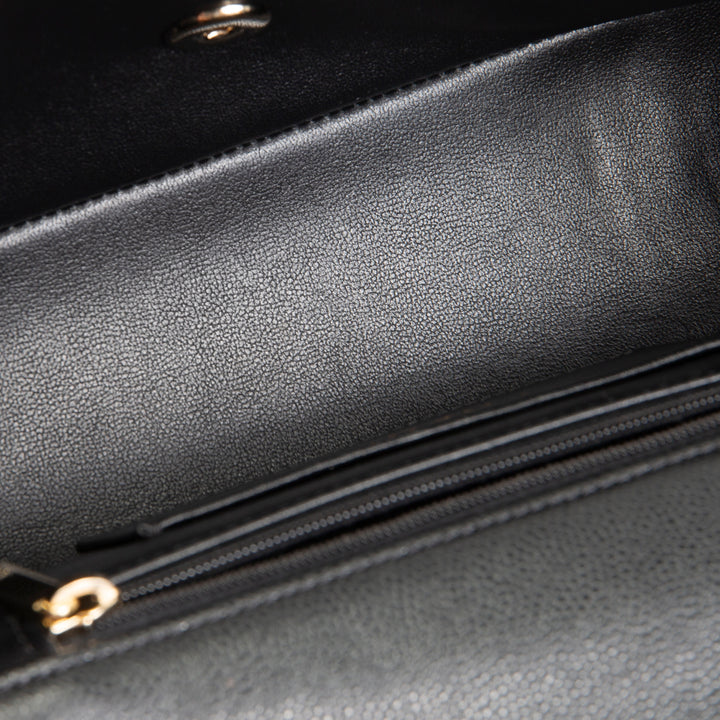 CHANEL Coco Crush Top Handle Bag - Black