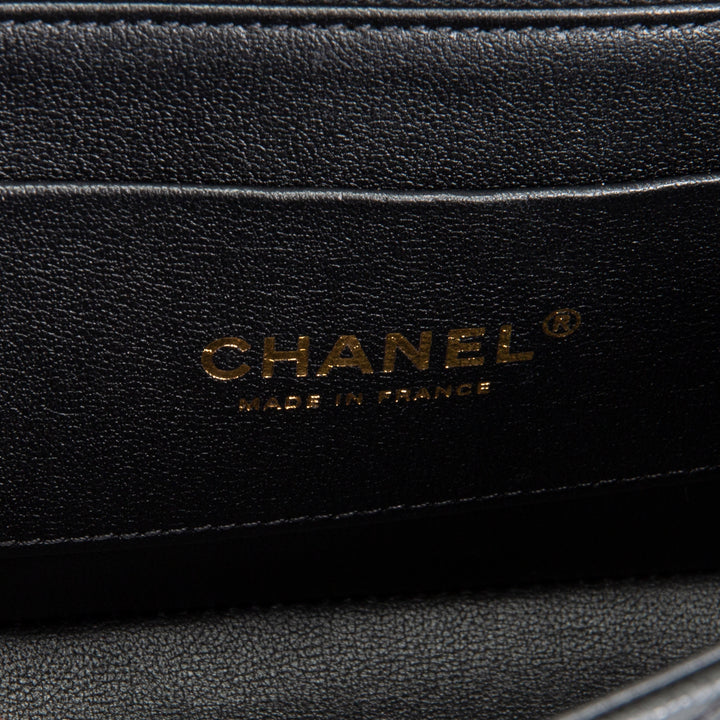 CHANEL Coco Crush Top Handle Bag - Black