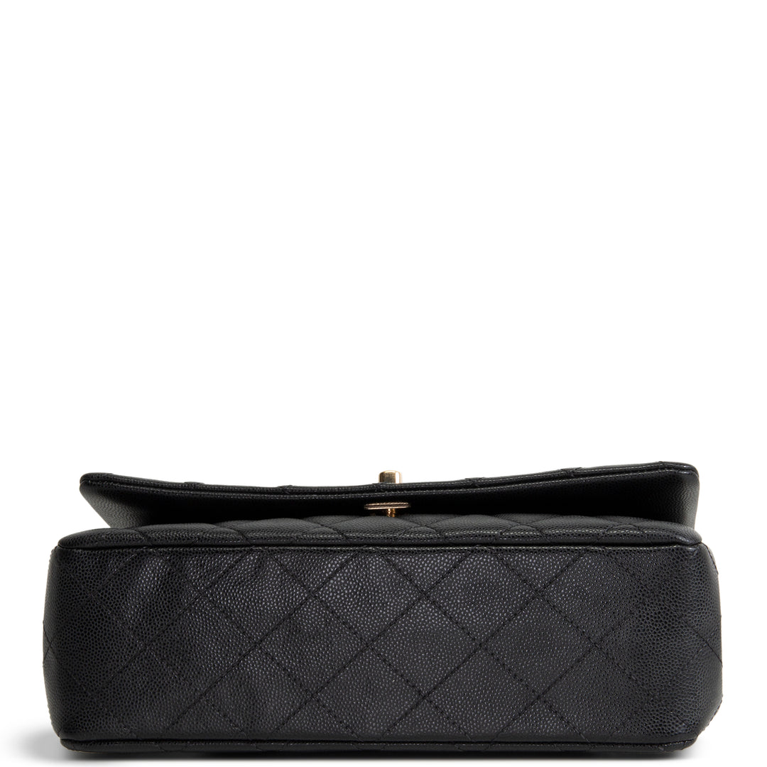 CHANEL Coco Crush Top Handle Bag - Black