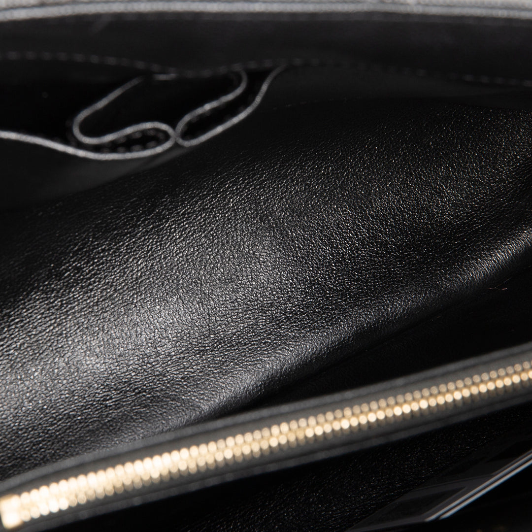 CHANEL Medium Lizard Handle Coco Top Handle