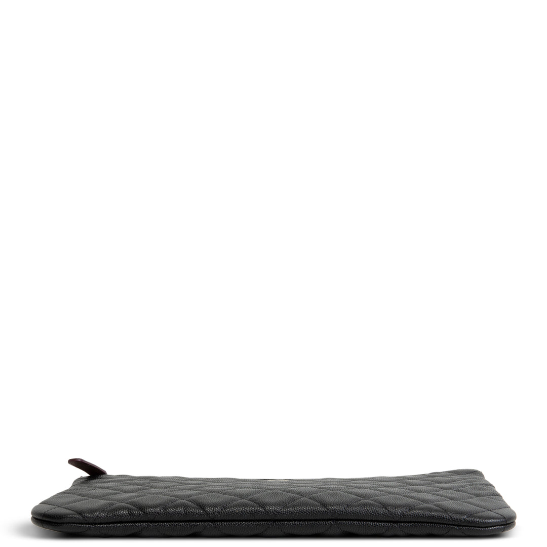 CHANEL Caviar Medium O-Case - Black