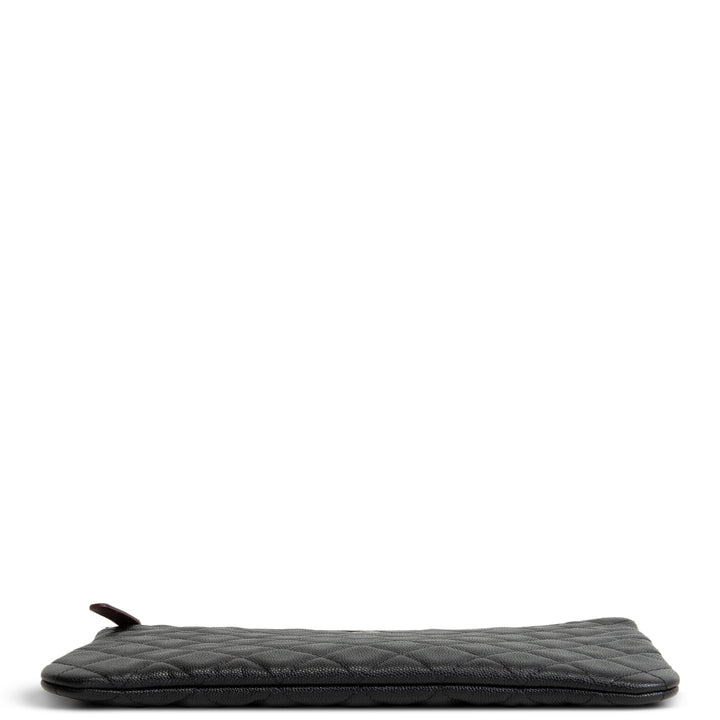 CHANEL Caviar Medium O-Case - Black