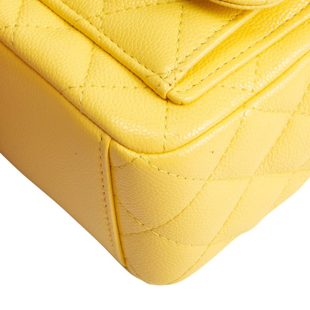 CHANEL Classic Mini Backpack - Yellow