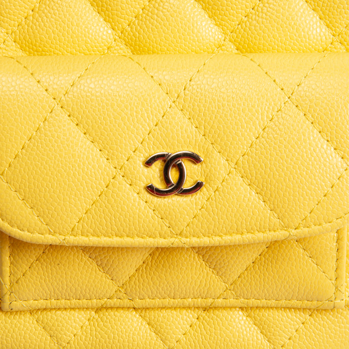 CHANEL Classic Mini Backpack - Yellow