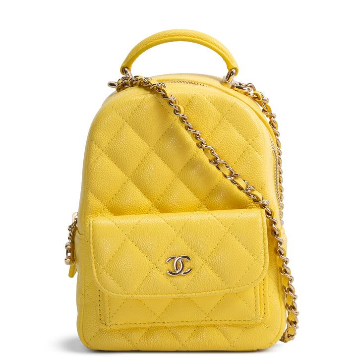 CHANEL Classic Mini Backpack - Yellow