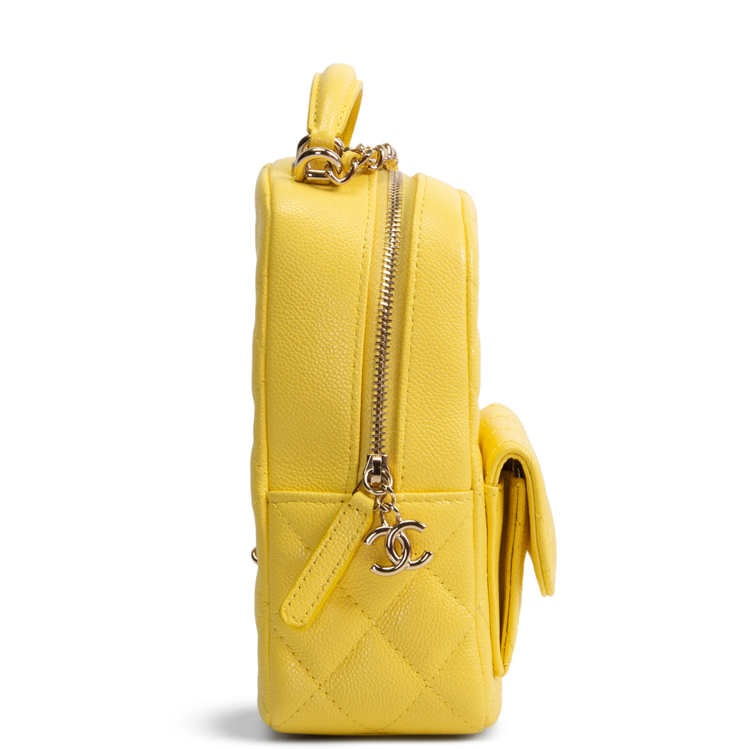CHANEL Classic Mini Backpack - Yellow