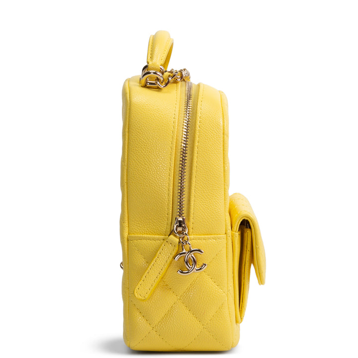 CHANEL Classic Mini Backpack - Yellow