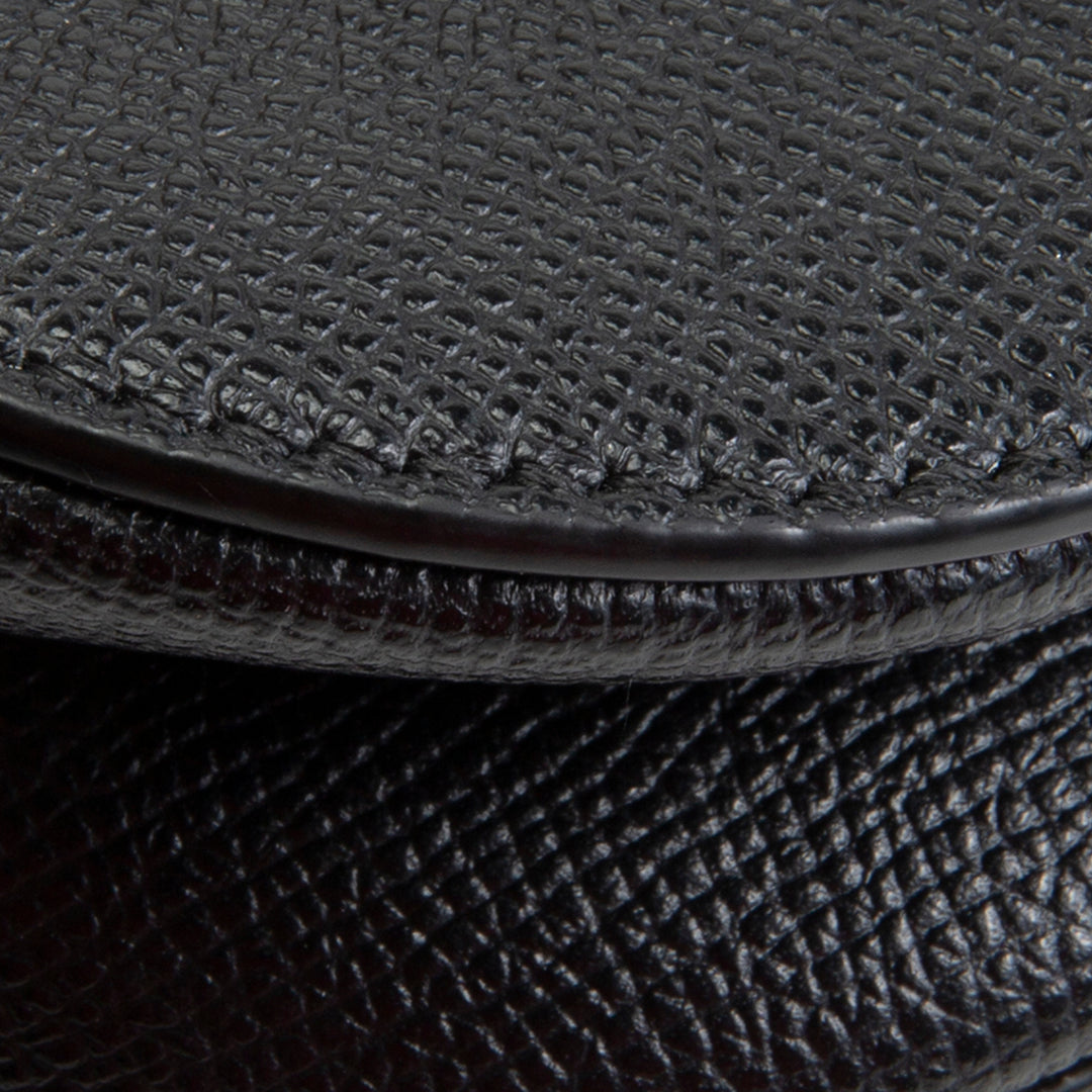DIOR Leather Saddle Bag Mini w/ Strap - Black OUTLET FINAL SALE