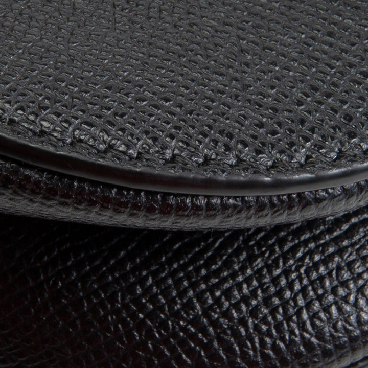 DIOR Leather Saddle Bag Mini w/ Strap - Black OUTLET FINAL SALE