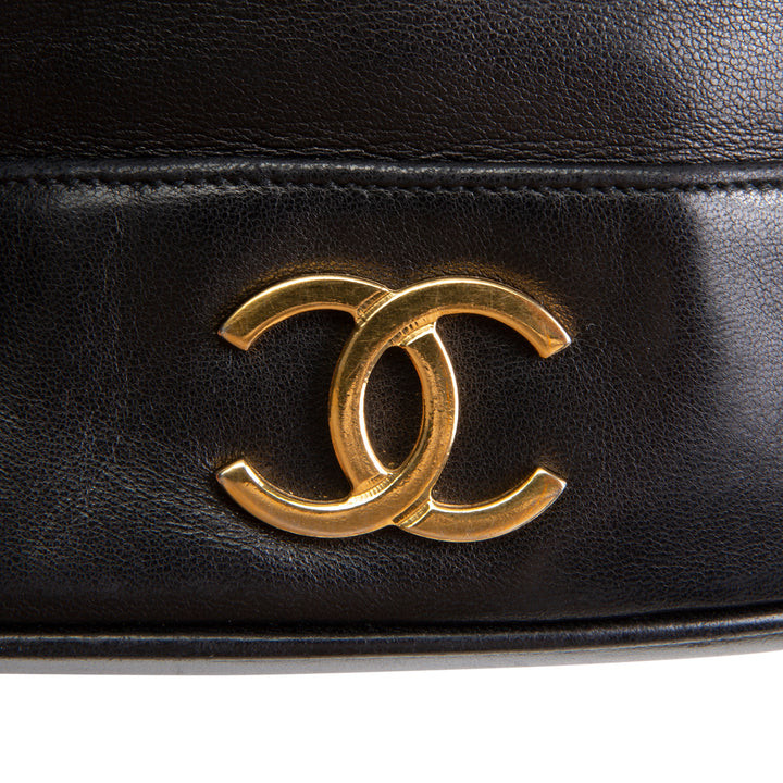 CHANEL Vintage Triple CC Bucket Bag - Black OUTLET FINAL SALE