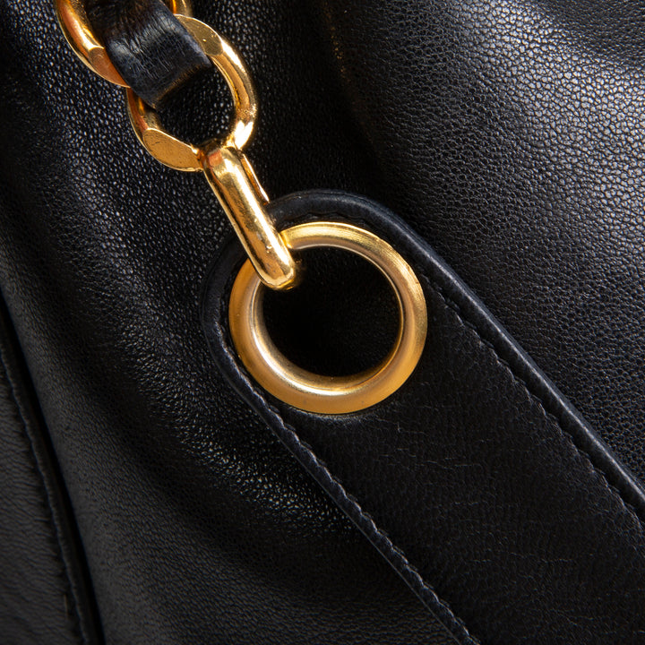 CHANEL Vintage Triple CC Bucket Bag - Black OUTLET FINAL SALE