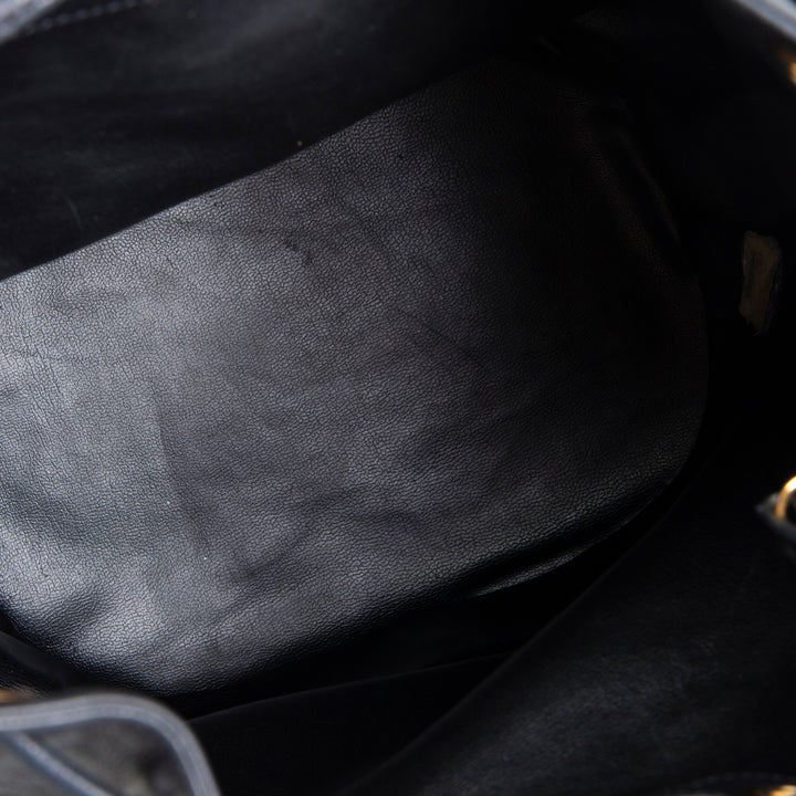 CHANEL Vintage Triple CC Bucket Bag - Black OUTLET FINAL SALE