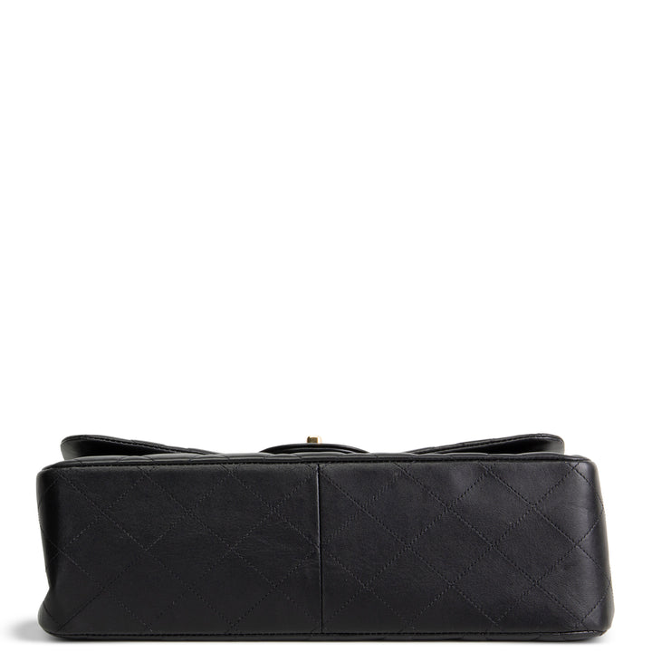 CHANEL Lambskin Classic Double Flap Jumbo - Black
