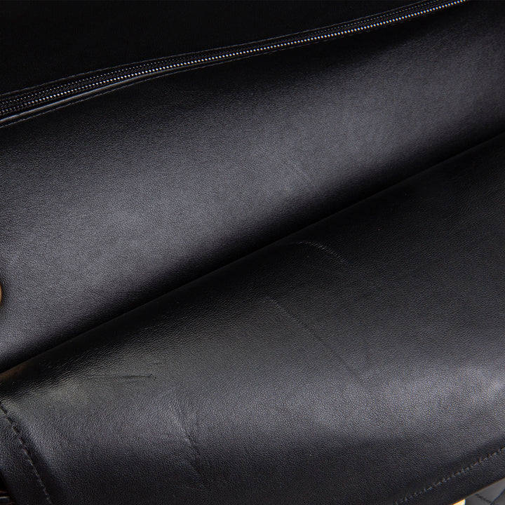 CHANEL Lambskin Classic Double Flap Jumbo - Black