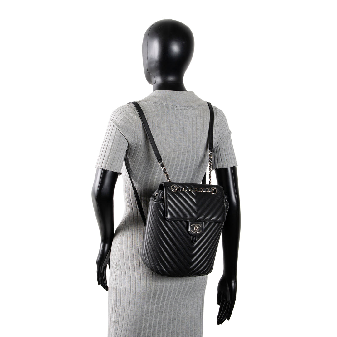 CHANEL Urban Spirit Chevron Backpack
