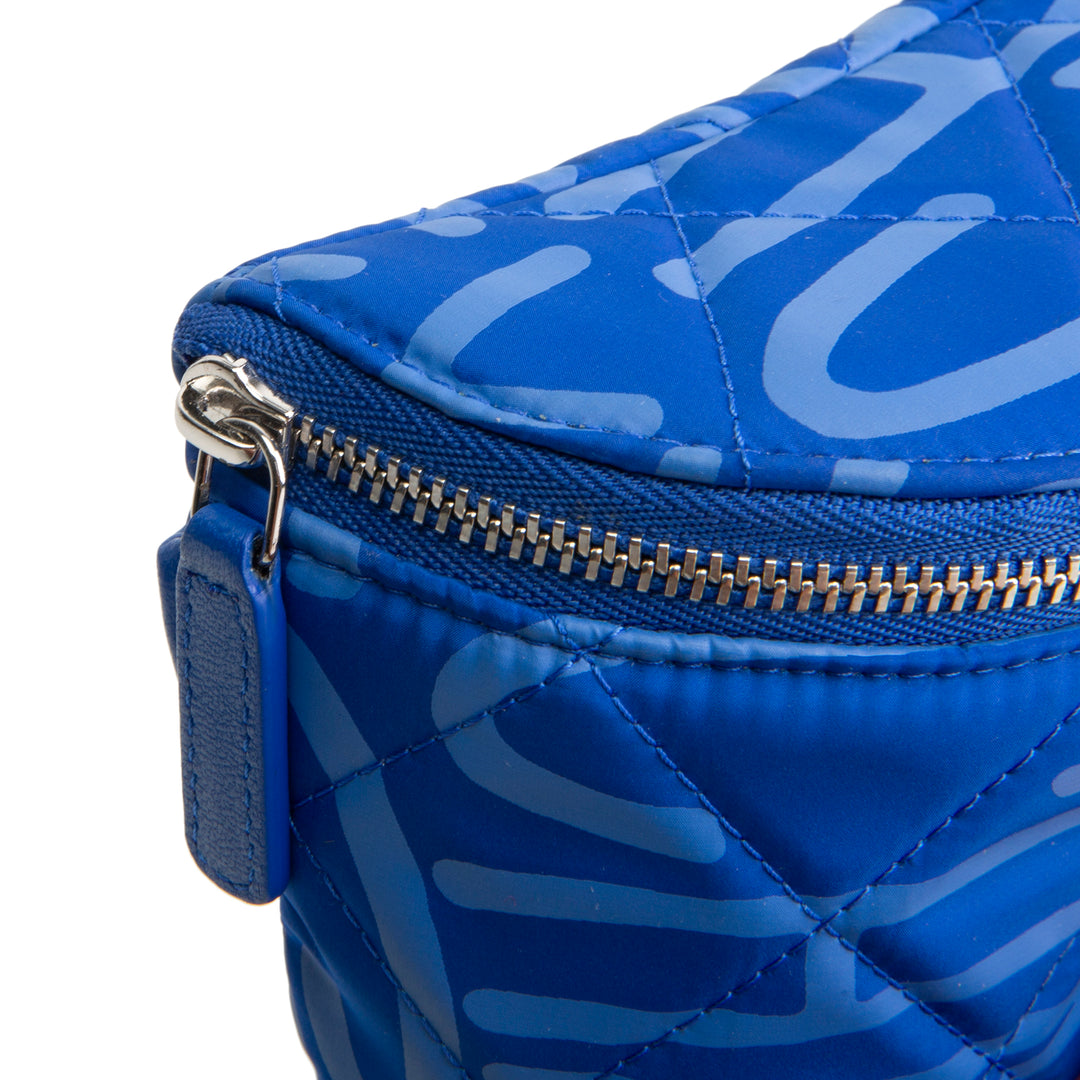 CHANEL Coco Neige Arm Coin Purse - Blue