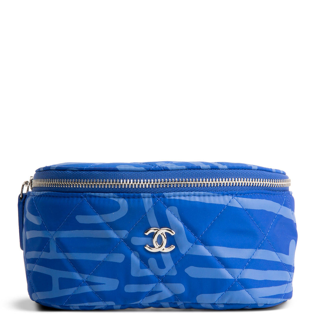 CHANEL Coco Neige Arm Coin Purse - Blue