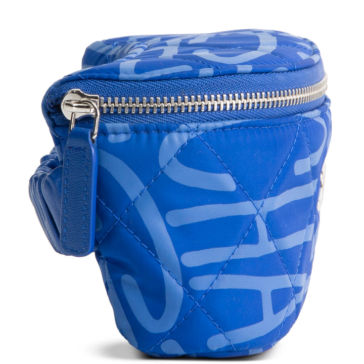 CHANEL Coco Neige Arm Coin Purse - Blue