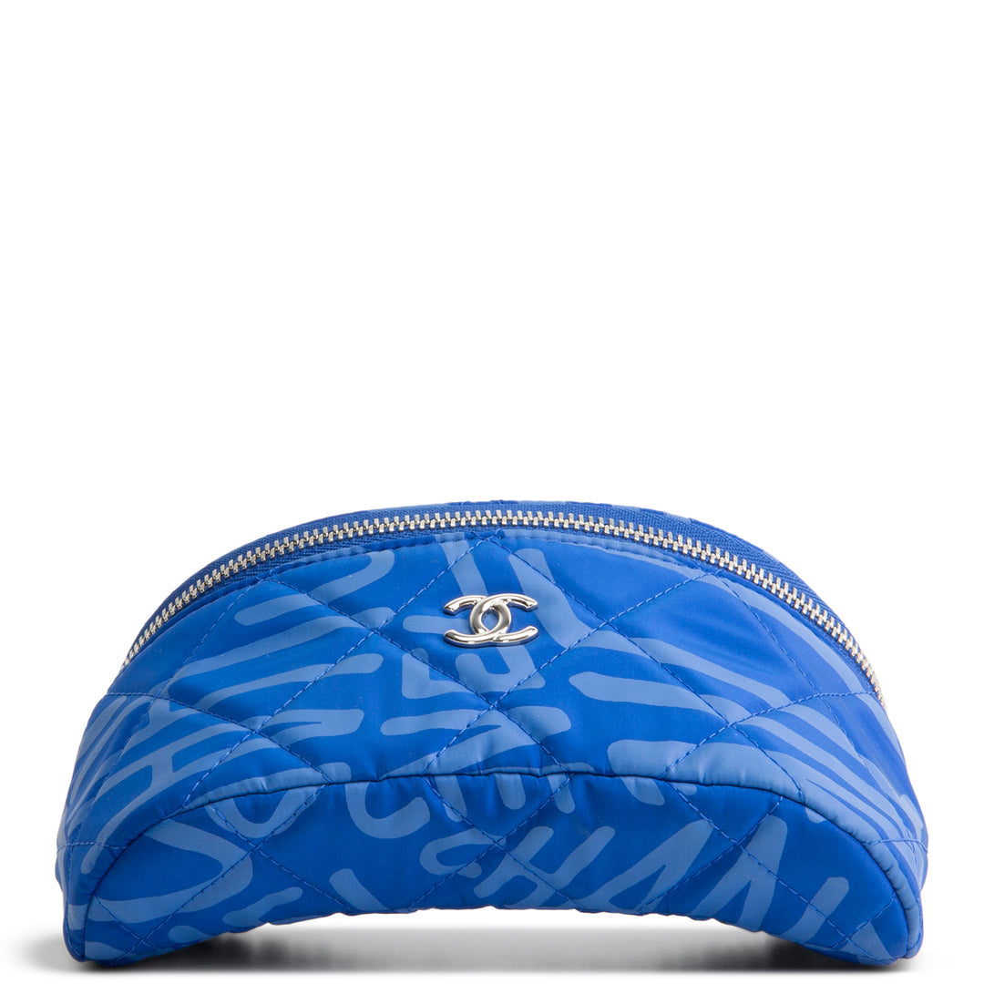 CHANEL Coco Neige Arm Coin Purse - Blue