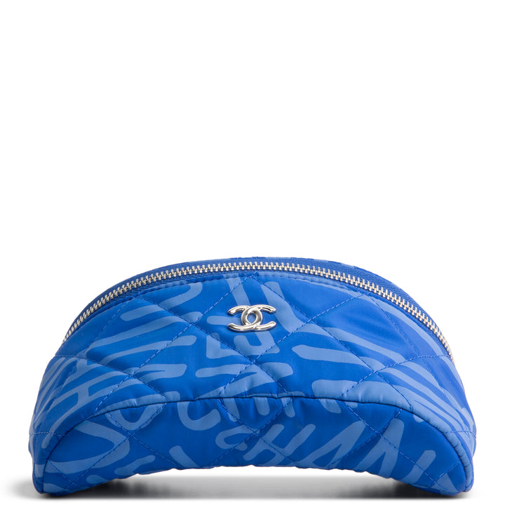 CHANEL Coco Neige Arm Coin Purse - Blue