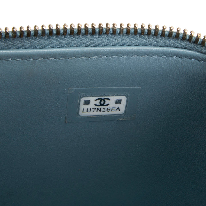 CHANEL Vanity Case w/ Adjustable Chain Strap - Quilted Lambskin