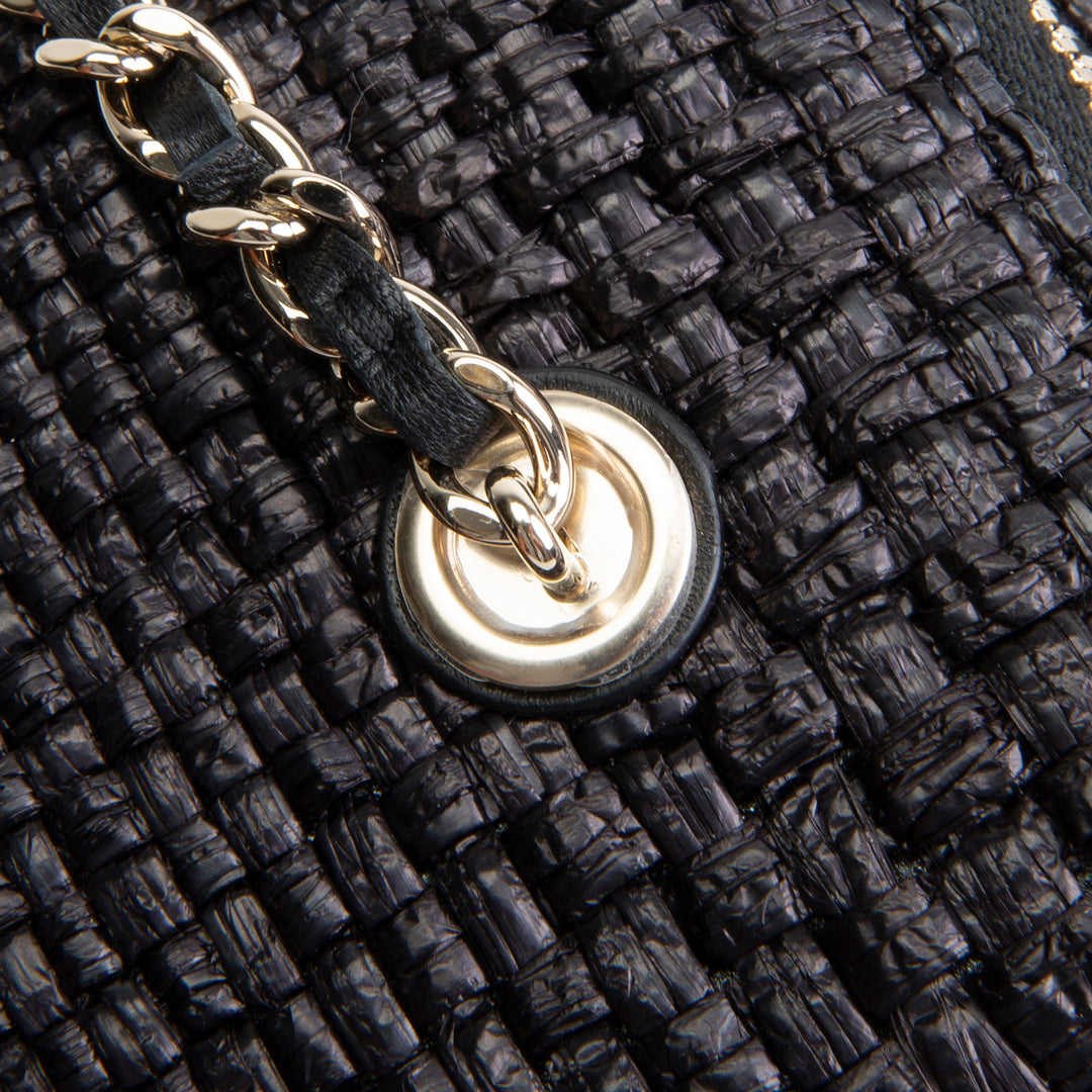 CHANEL Raffia Vanity Case