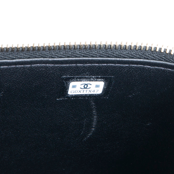 CHANEL Raffia Vanity Case